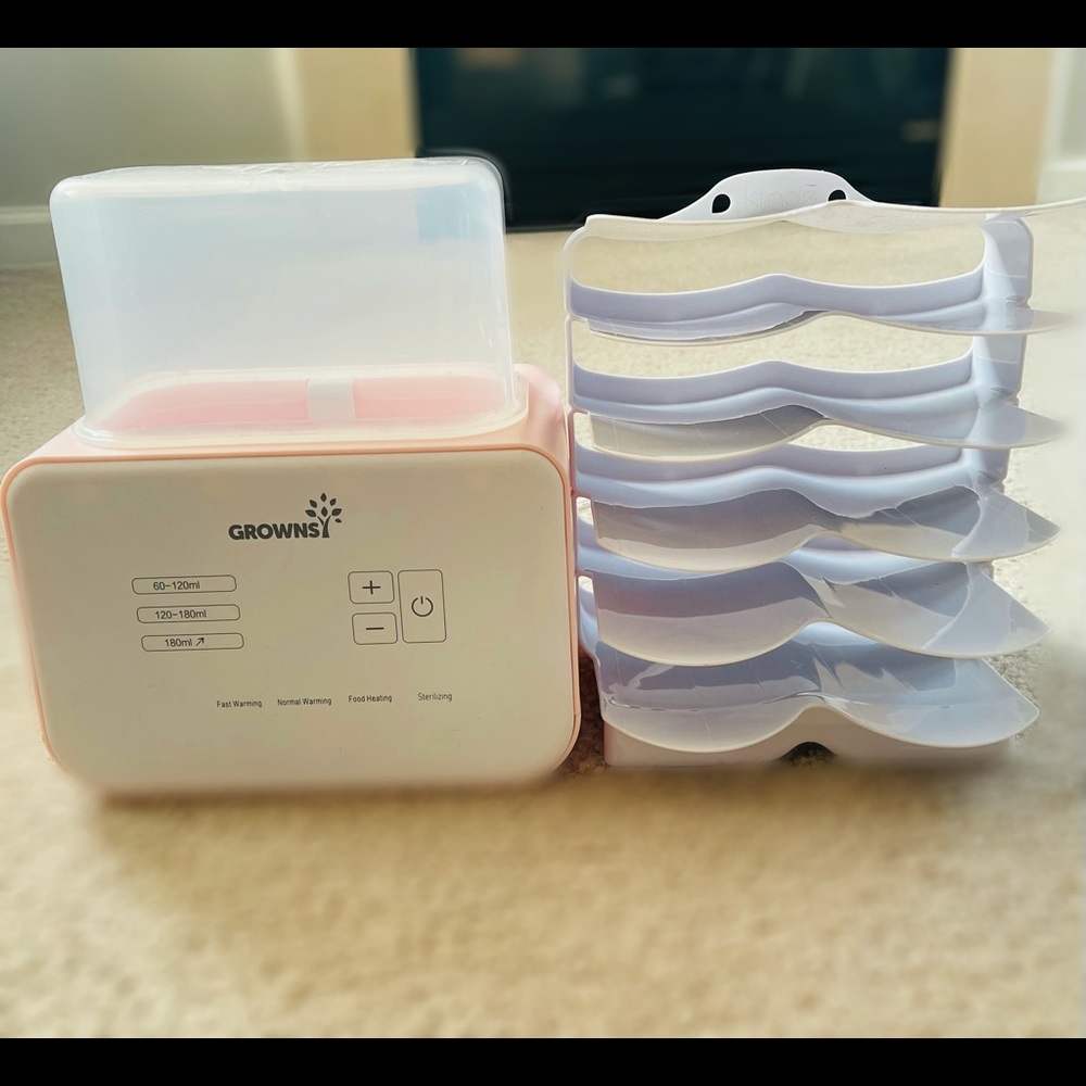 Baby Bottle Warmer & Milk Bag Storage Holder